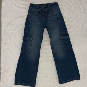 Justice Pink Logo Denim Jeans